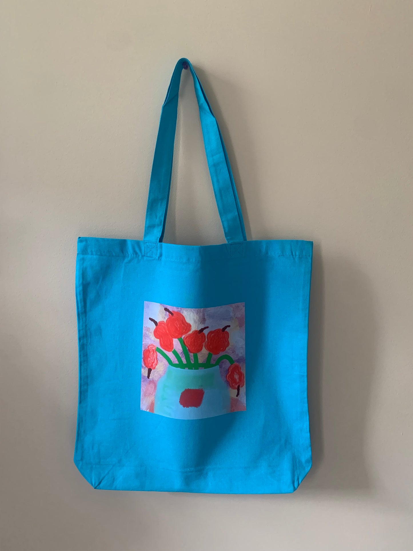 Flower Pot Large Tote Bag